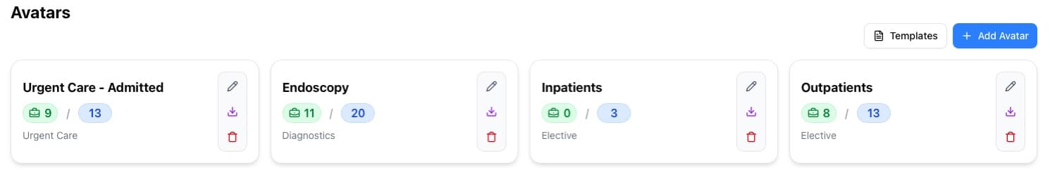 Create Avatars screenshot
